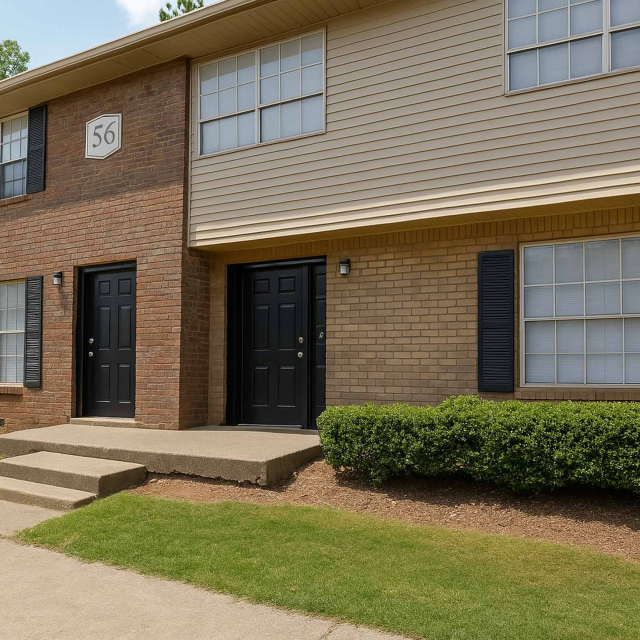 view of the exterior of parc 1000 clarkston apartments